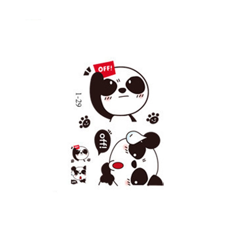 angry panda sticker