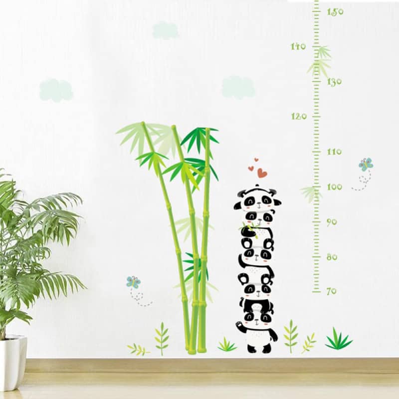 stickers bambou pour salle de bain 