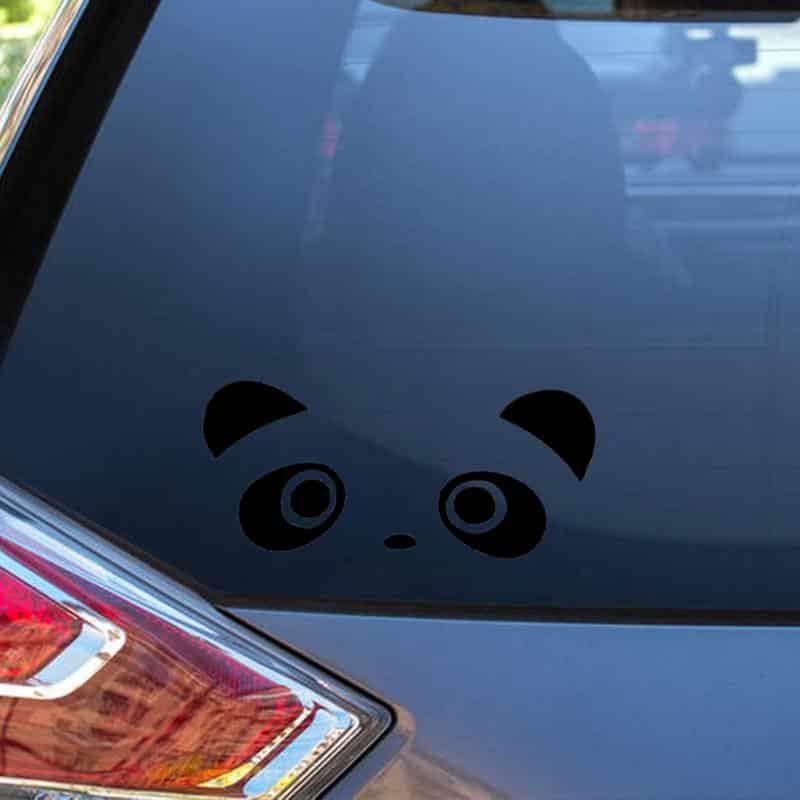 autocollant panda pour voiture