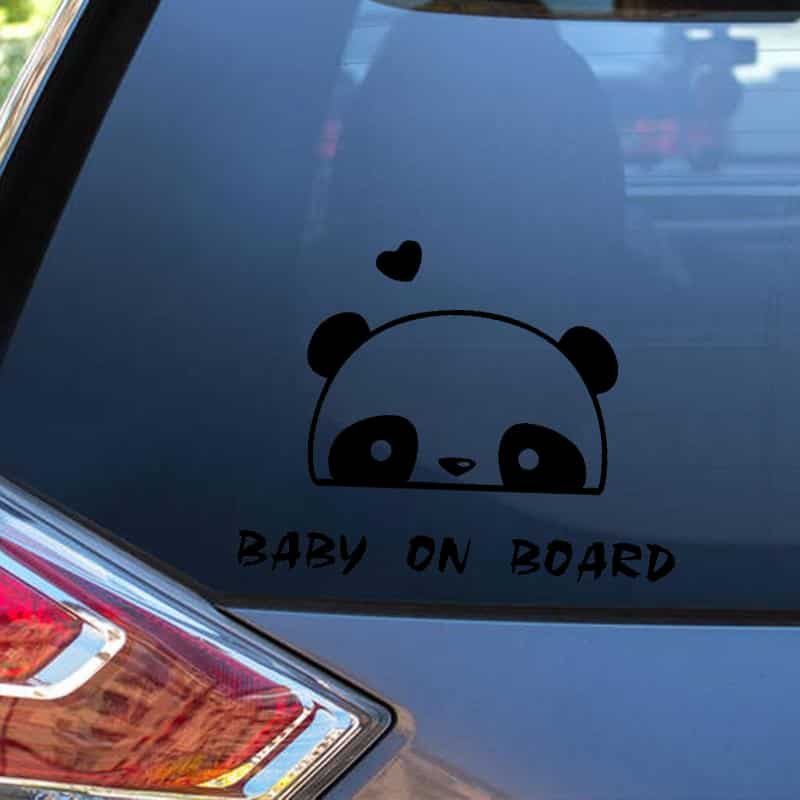 stickers panda voiture