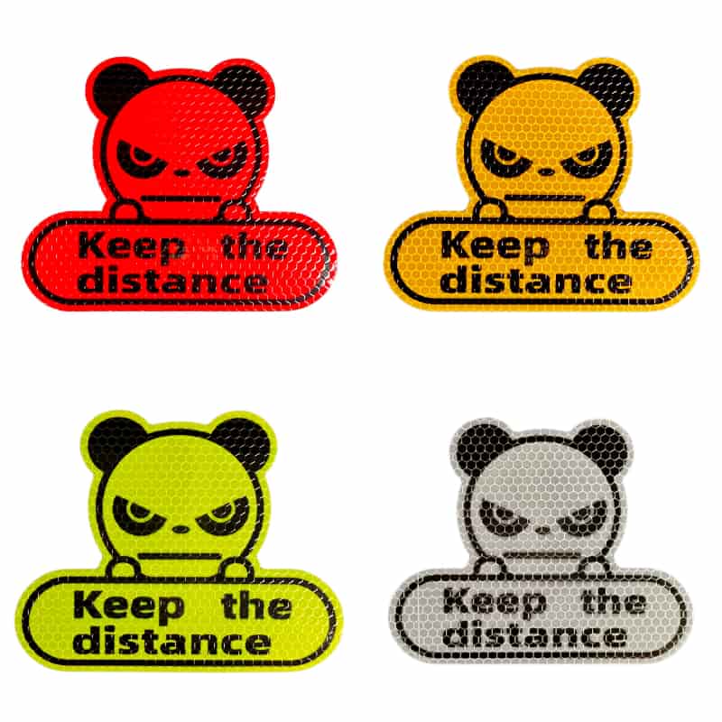 stickers vitre panda