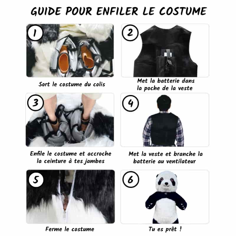 Costume panda guide