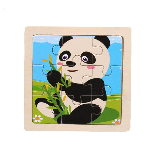 Puzzle Montessori panda