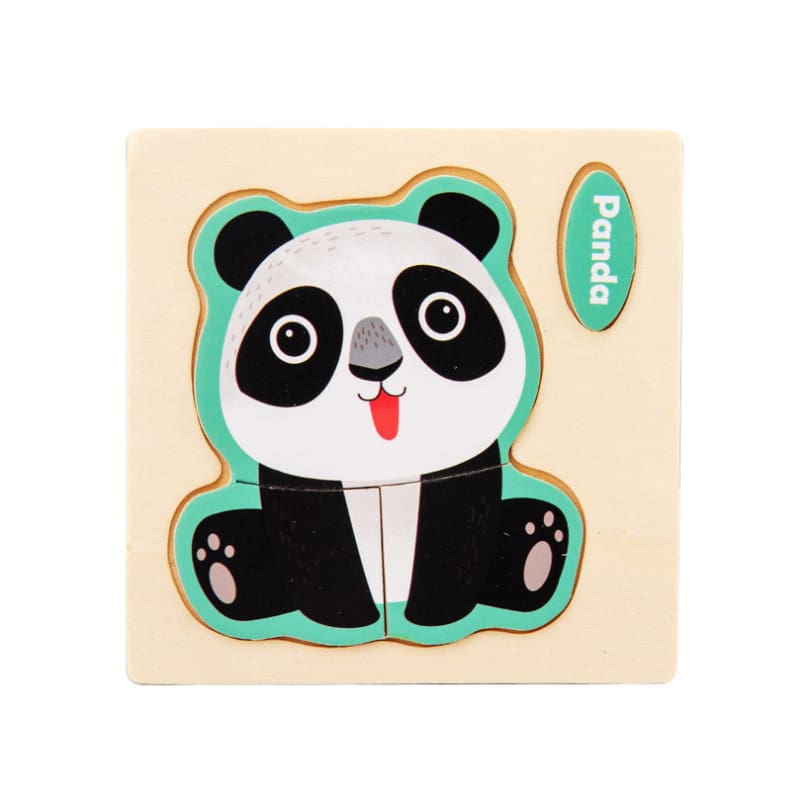 puzzle bebe panda