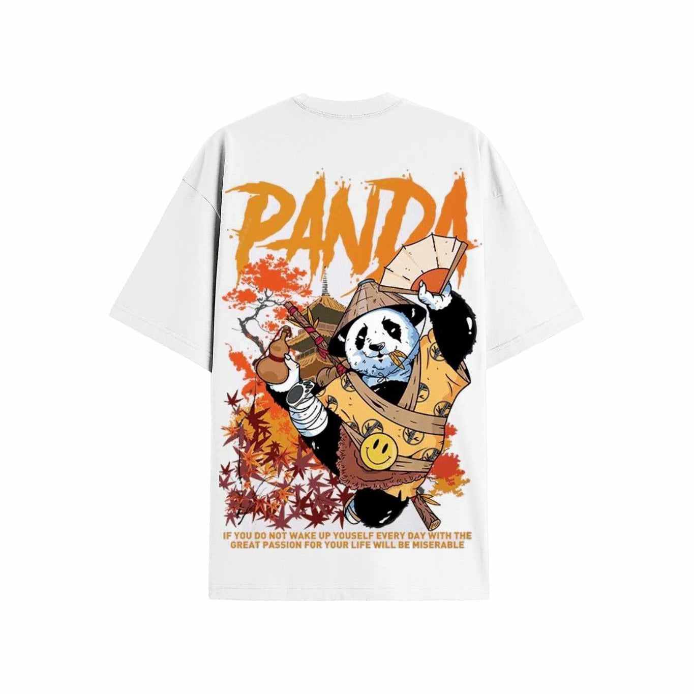 T shirt Panda Homme blanc 