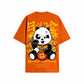 panda t-shirt orange