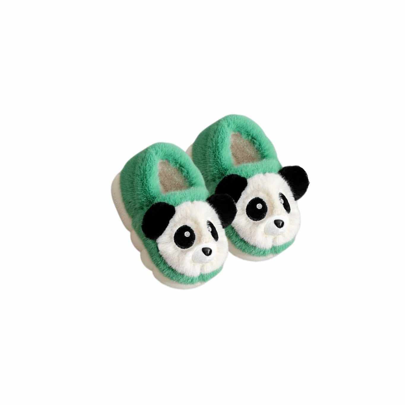 Chausson Panda Bebe vert