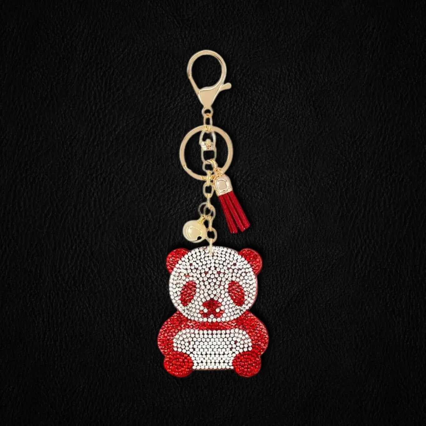 Porte clé Mignon Panda rouge