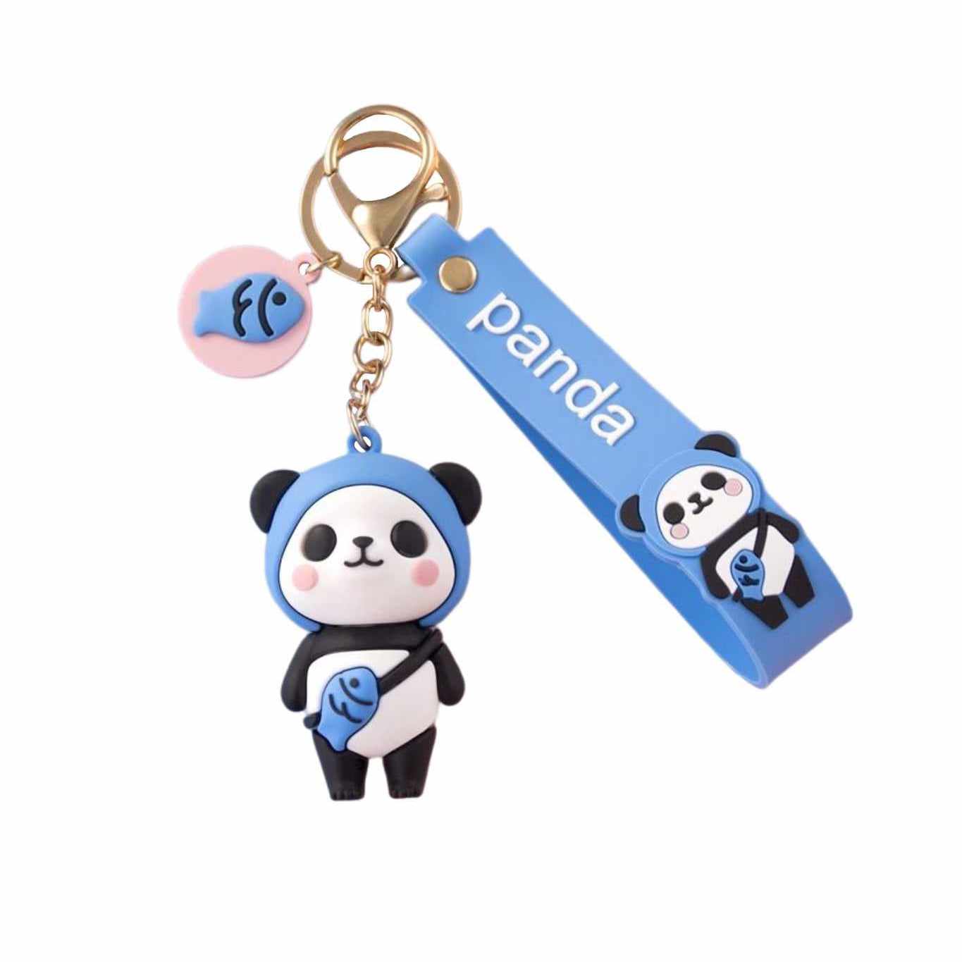 Porte clé Petit Panda bleu