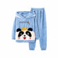 pyjama panda bleu
