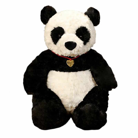 peluche panda avec coeur
