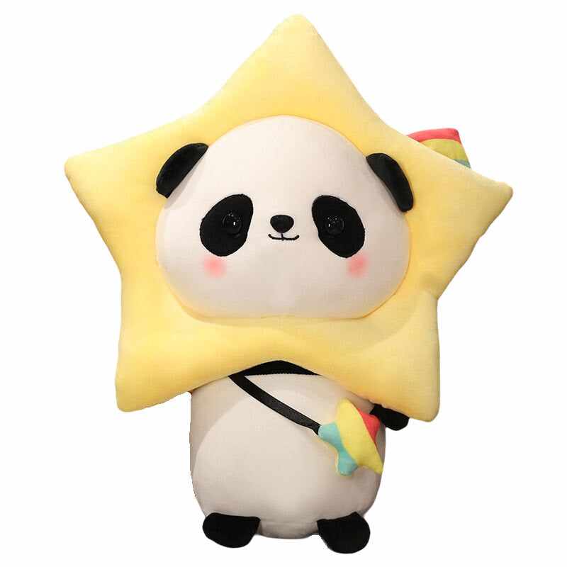 peluche panda déguisé en étoile