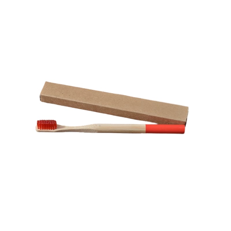 Brosse a Dents Bambou rouge