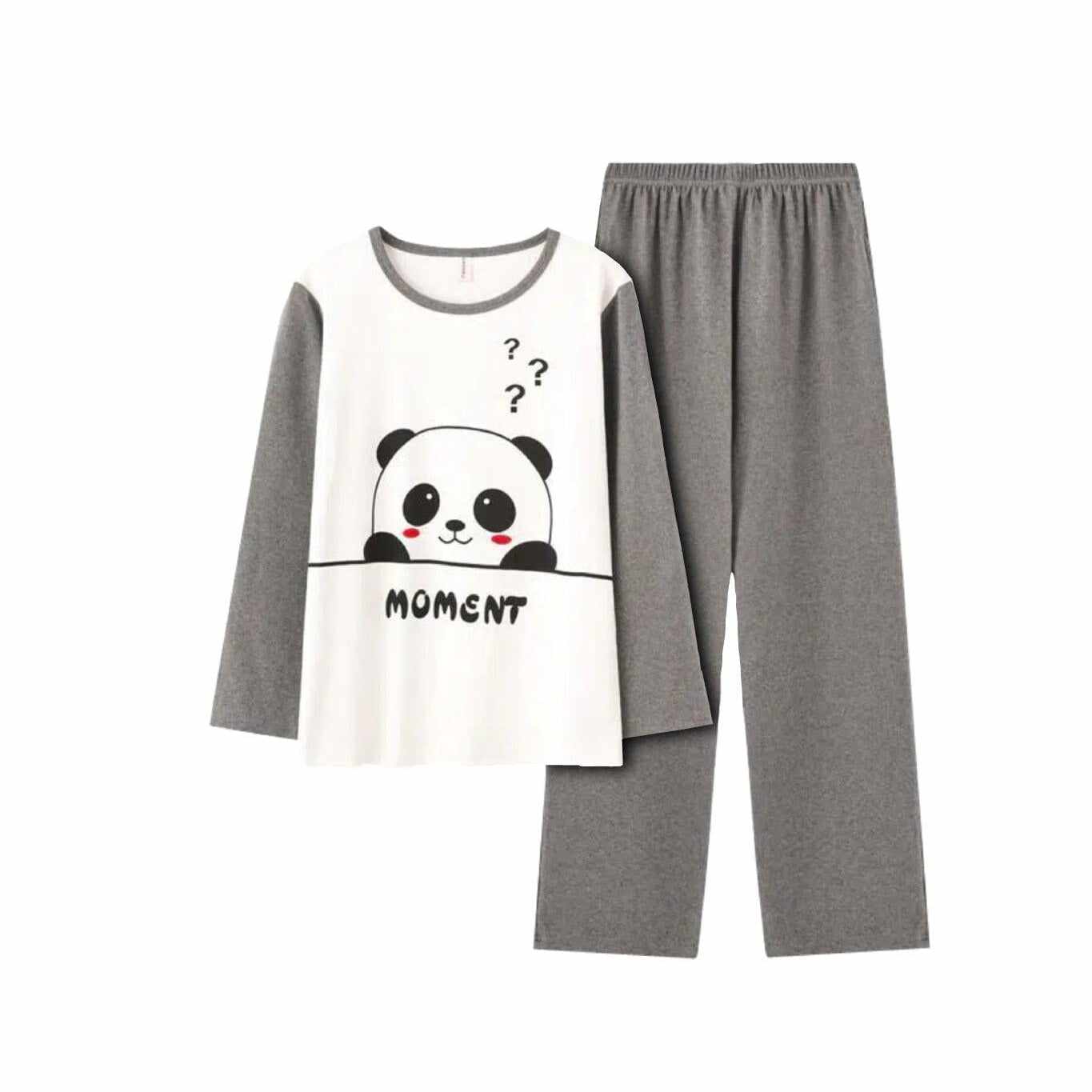 couple pyjama panda